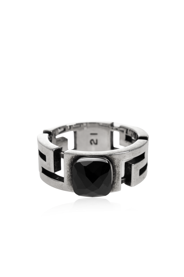 Ring with stone od Versace