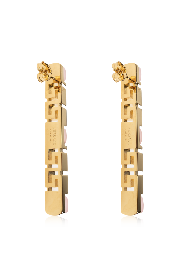 Versace Earrings with Greek pattern