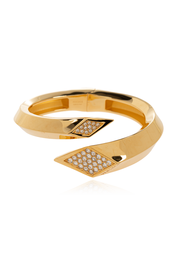 Bracelet with shimmering crystals od Versace