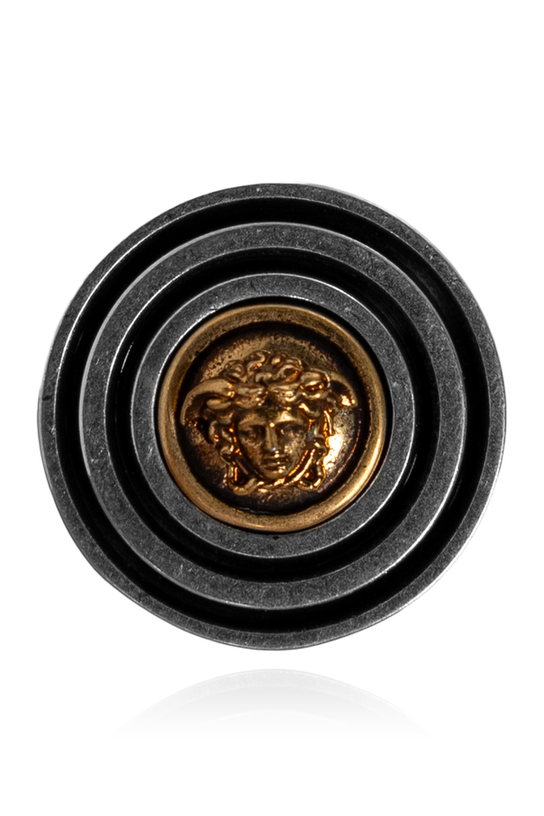 Versace Brass earrings with Medusa head
