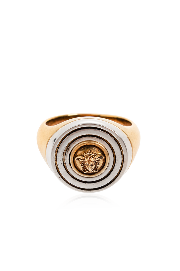 Signet ring with Medusa head od Versace