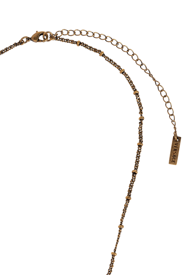 Versace Brass necklace with logo