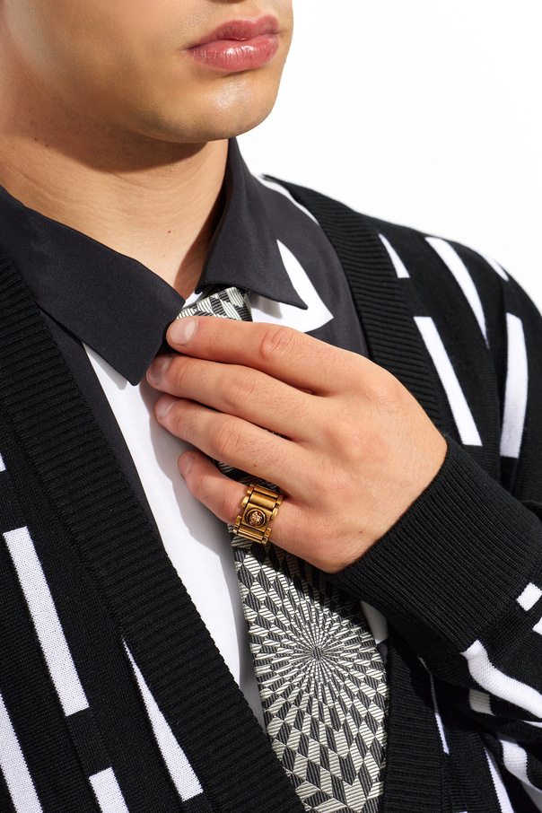 Versace Messingring mit dem Kopf der Medusa