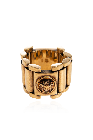 Brass ring with Medusa head