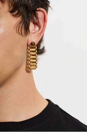 Versace Brass earrings with Medusa head