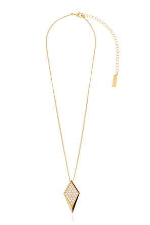 Versace Brass necklace with shimmering crystals