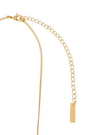 Versace Brass necklace with shimmering crystals