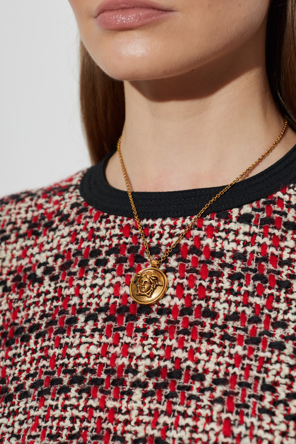 Versace Gold Medusa head necklace