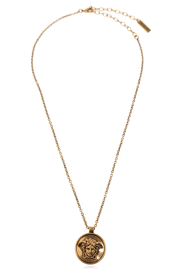 Versace Gold Medusa head necklace