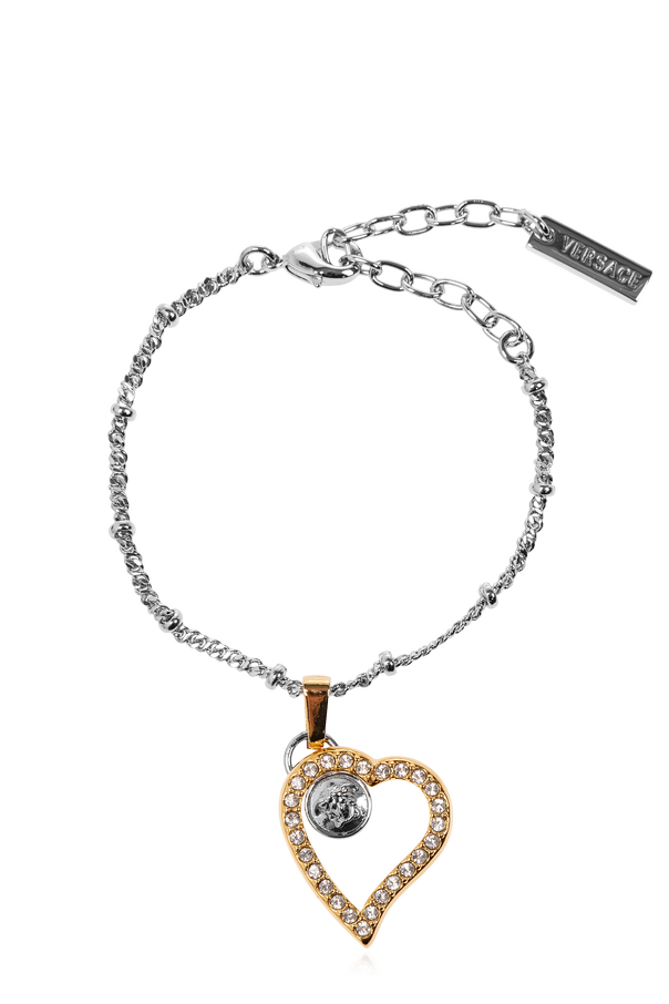 Bracelet with heart pendant od Versace