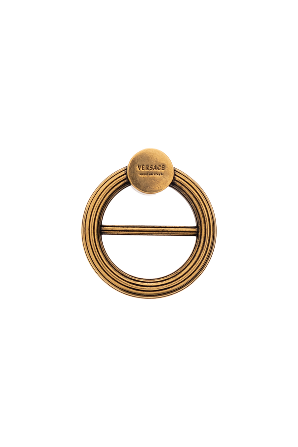 Versace Anel para lenço em latão