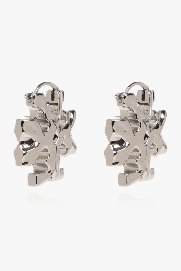 Tory Burch ‘Roxanne’ logo-shaped earrings