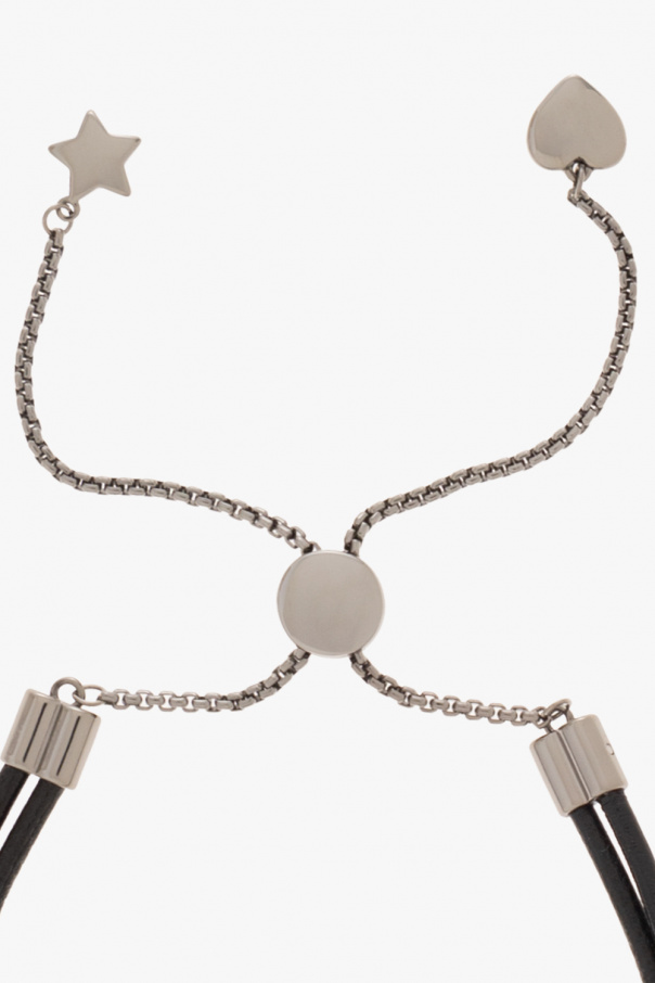Tory Burch ‘Kira’ leather bracelet with logo