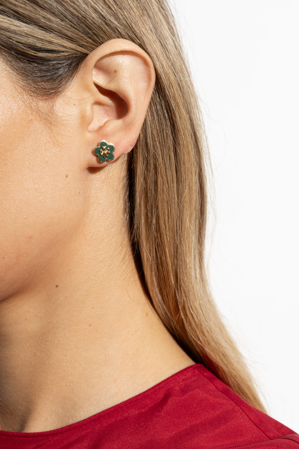 Tory Burch Flower motif earrings