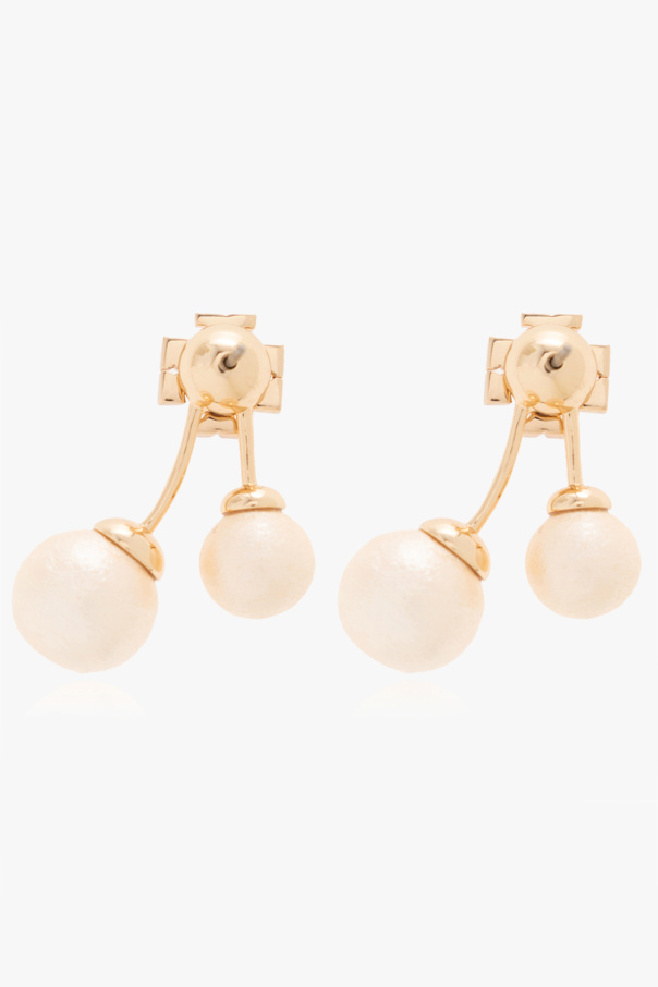 Tory Burch ‘Kira’ earrings with logo