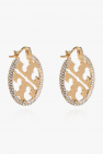 Tory Burch GOLD ‘Miller’ earrings with logo