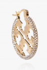 Tory Burch GOLD ‘Miller’ earrings with logo