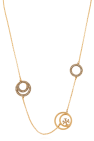 Tory Burch GOLD ‘Miller’ brass necklace