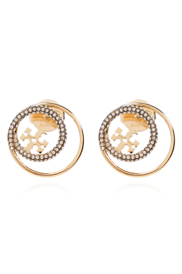 ‘Miller’ earrings with logo od Tory Burch