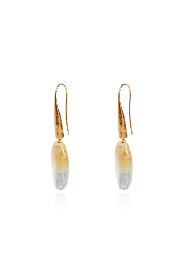 Earrings with colorful glass od forte_forte