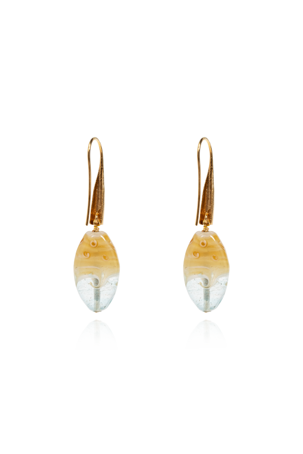 forte_forte Earrings with colorful glass