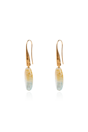 Pendientes de vidrio de colores