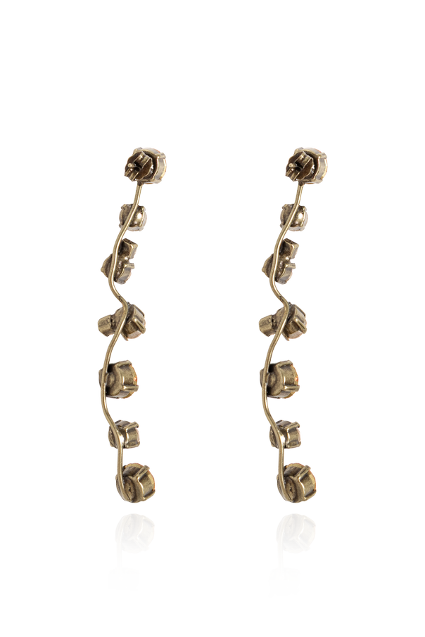 forte_forte Earrings with shimmering crystals