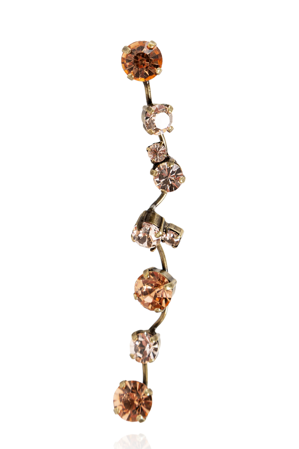 forte_forte Earrings with shimmering crystals