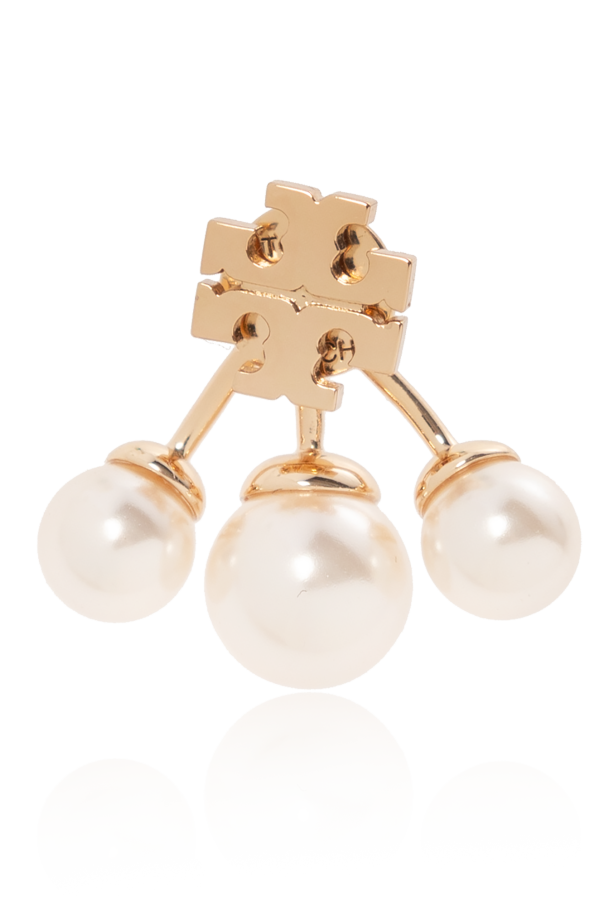 Tory Burch Kolczyki ze szklanymi perłami ‘Kira’