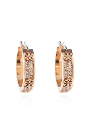 Pendientes redondos con brillantes cristales