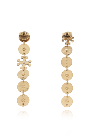 Tory Burch Asymmetrical earrings in brass