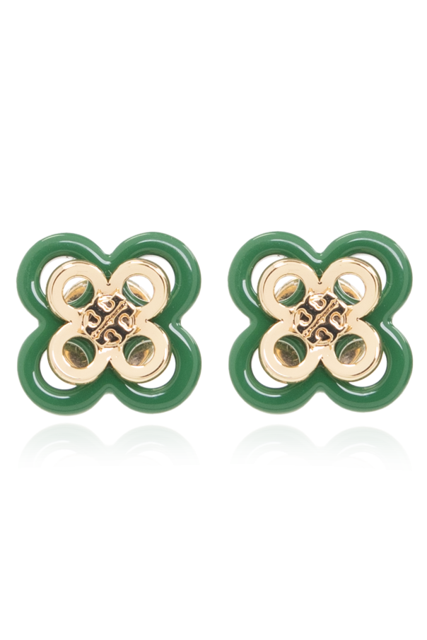 ‘Kira’ clover earrings od Tory Burch