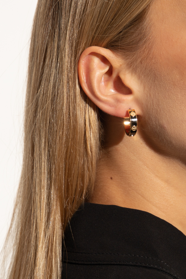 Tory Burch ‘Miller’ stainless steel earrings