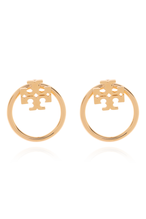 Hoop earrings with logo od Tory Burch