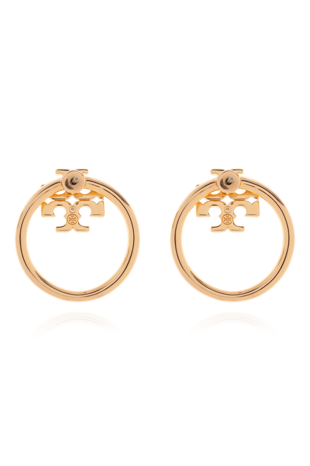 Tory Burch Okrągłe kolczyki z logo