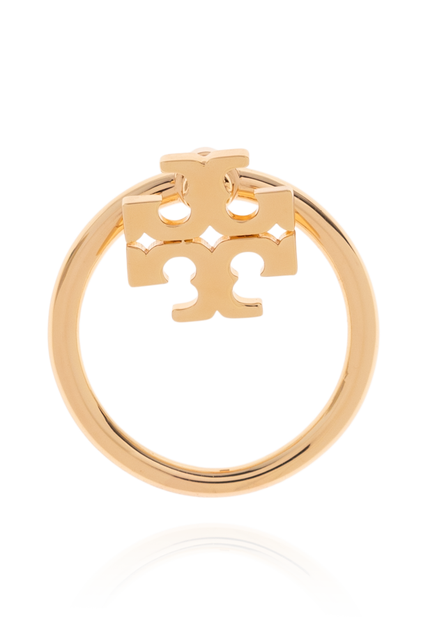 Tory Burch Okrągłe kolczyki z logo