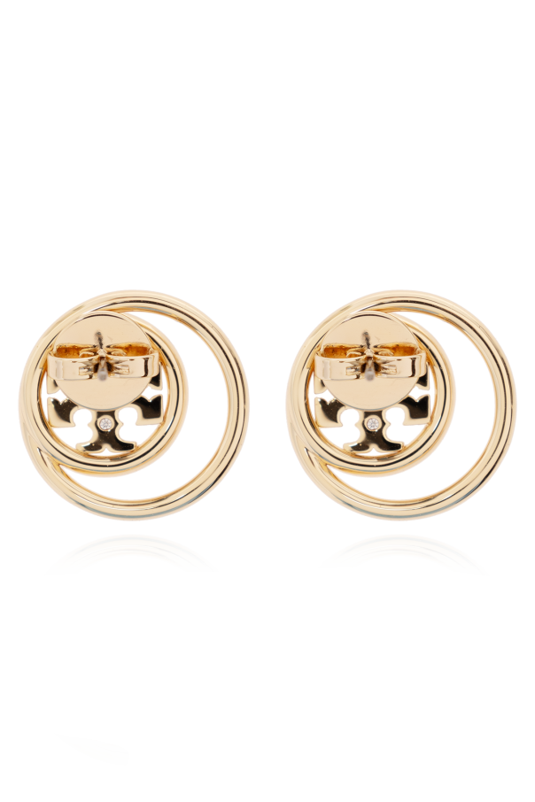 Tory Burch ‘Miller’ brass earrings