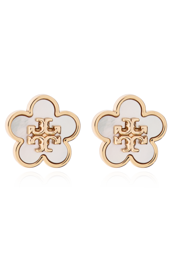 Earrings with mother of pearl od Tory Burch