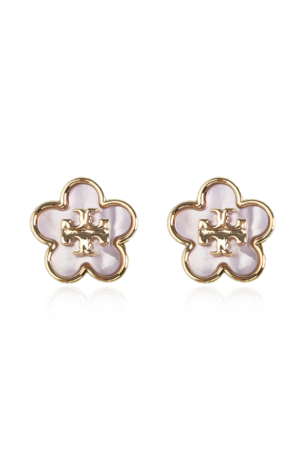 Earrings with a floral motif od Tory Burch