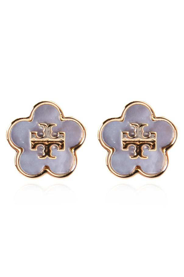 Mother-of-pearl earrings od Tory Burch