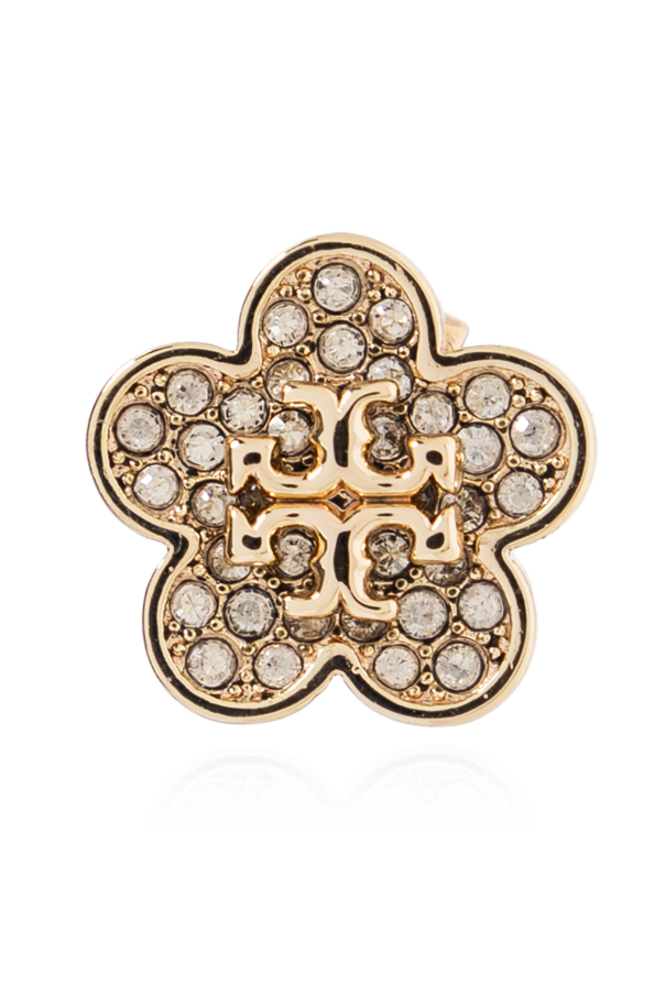 Tory Burch Kolczyki z połyskującymi kryształami