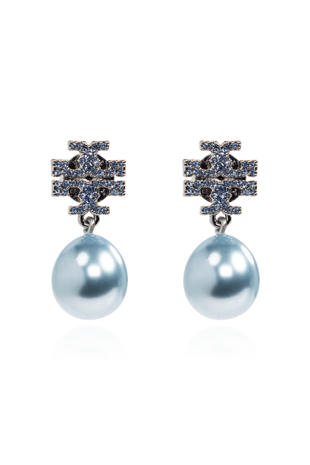 Earrings with sparkling crystals od Tory Burch