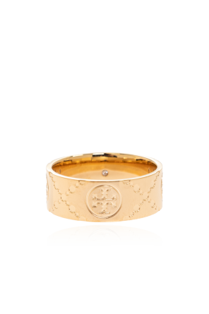 Anillo con logotipo grabado
