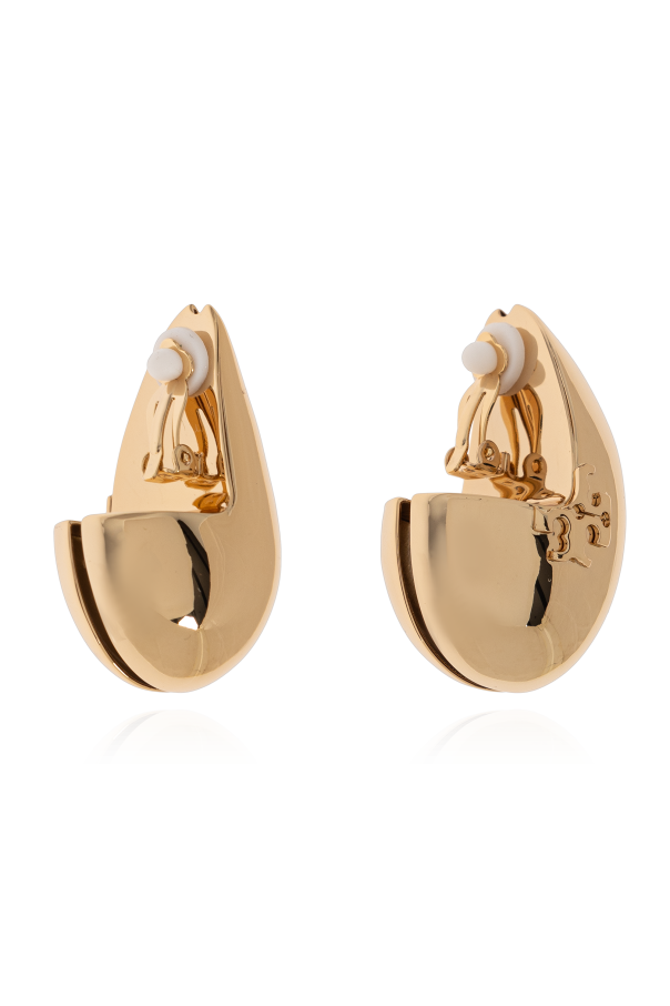Tory Burch Mosiężne klipsy