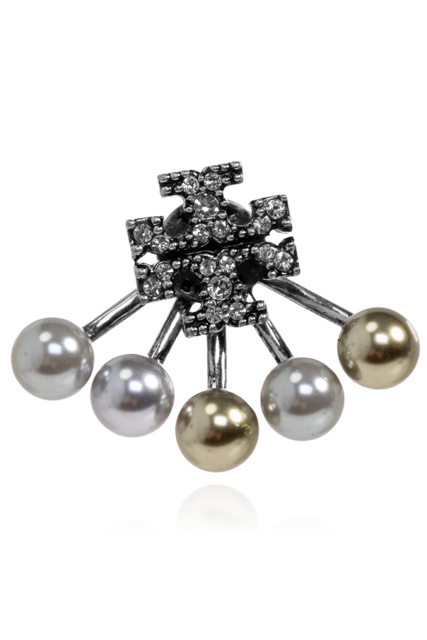 Tory Burch Ohrringe mit funkelnden Kristallen