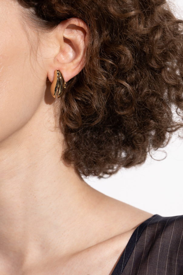 Tory Burch Pendientes con logo en relieve