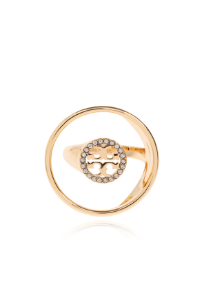 Ring with crystals
