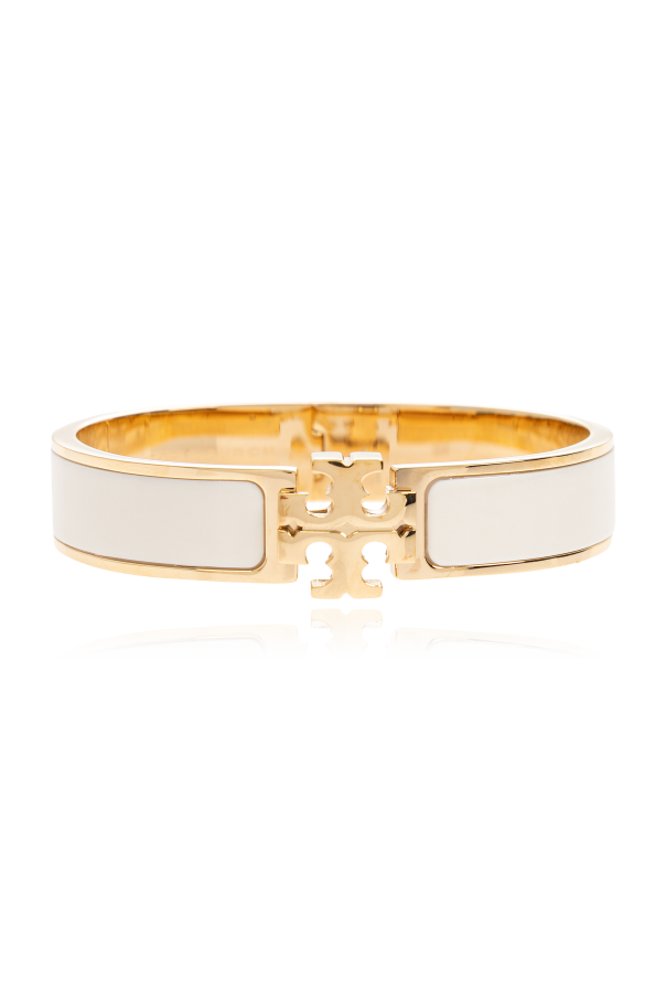 Brass bracelet with logo, zdjęcie 1 Brass bracelet with logo od Tory Burch
