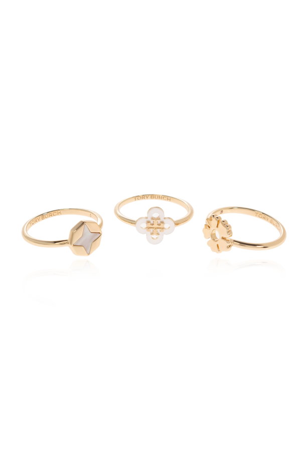 Tory Burch Conjunto de tres anillos
