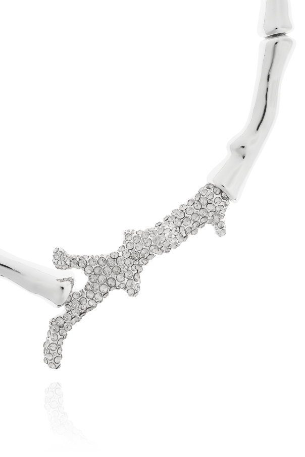 Tory Burch Kurze Halskette mit schimmernden Kristallen